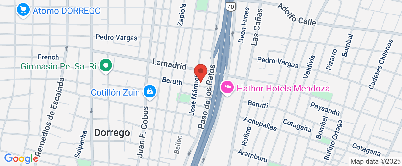 Mapa de la ubicación
