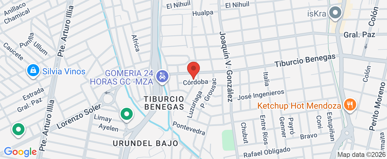 Mapa de la ubicación