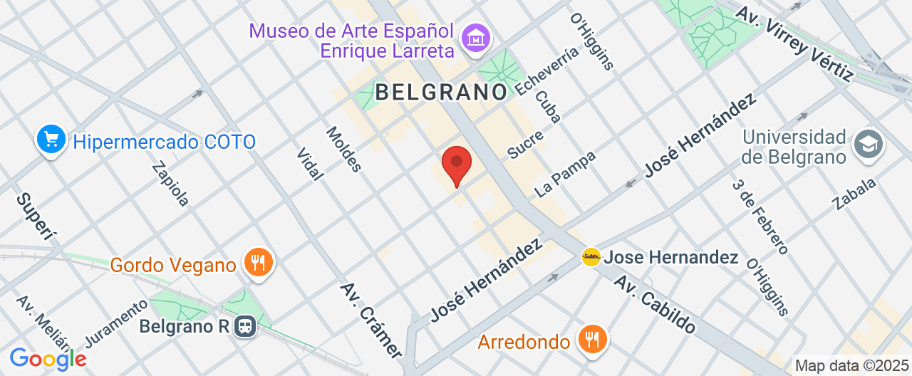 Mapa de la ubicación