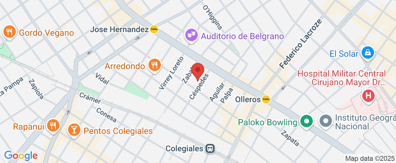 Mapa de la ubicación