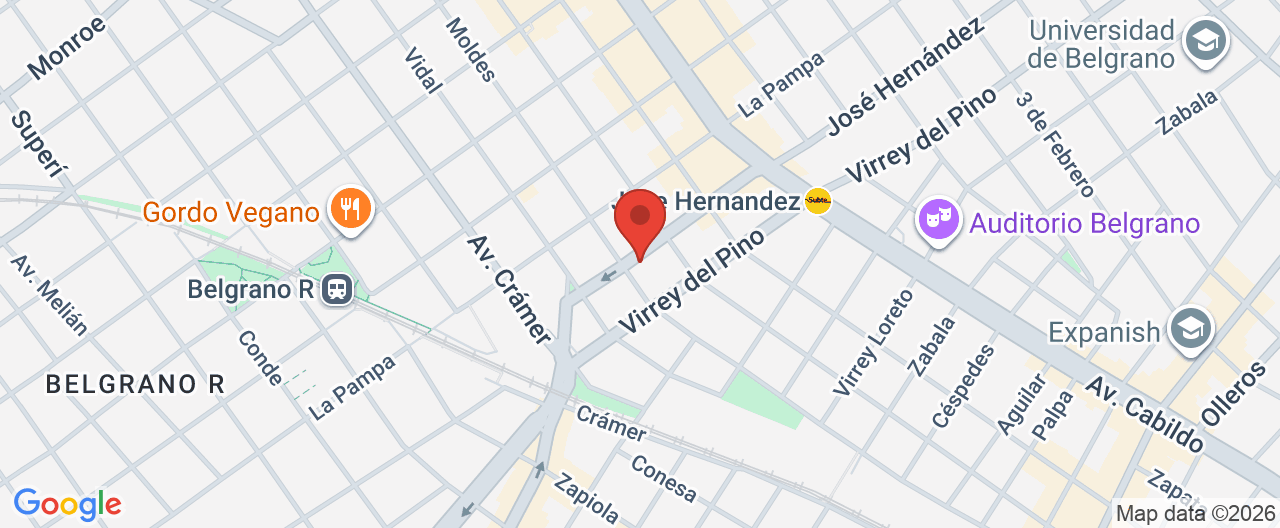 Mapa de la ubicación
