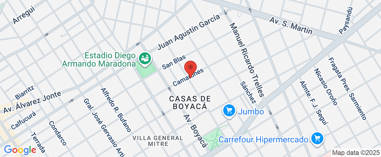 Mapa de la ubicación