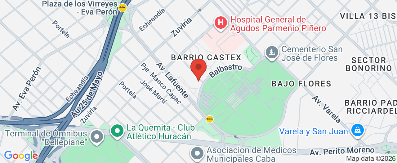 Mapa de la ubicación