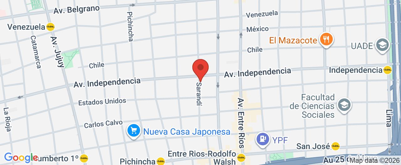 Mapa de la ubicación
