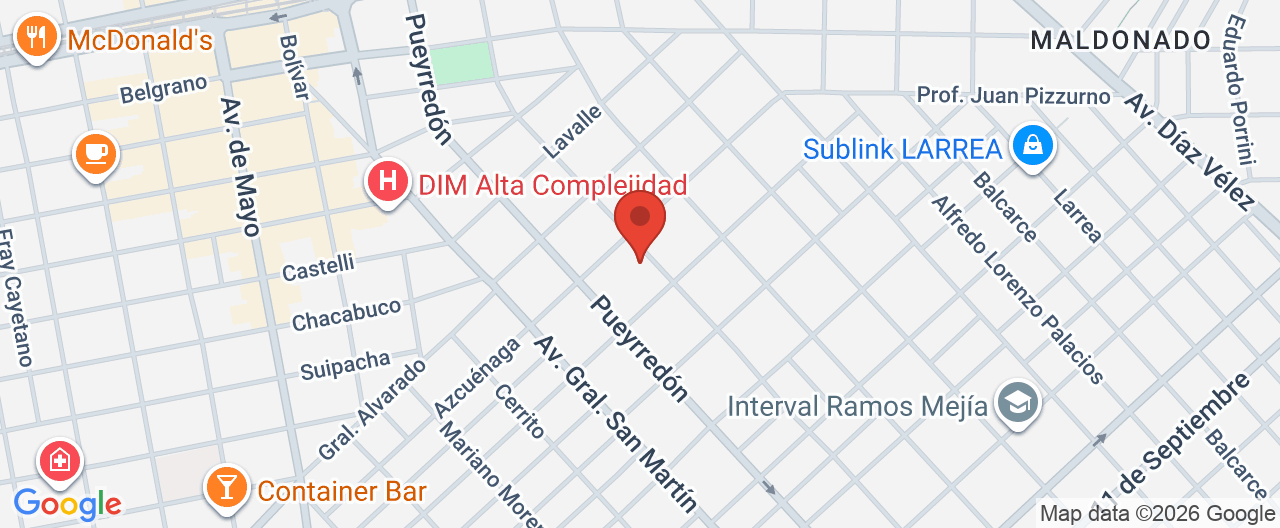 Mapa de la ubicación
