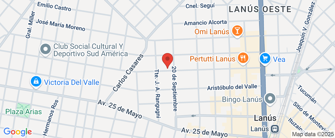 Mapa de la ubicación