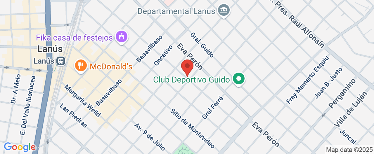 Mapa de la ubicación