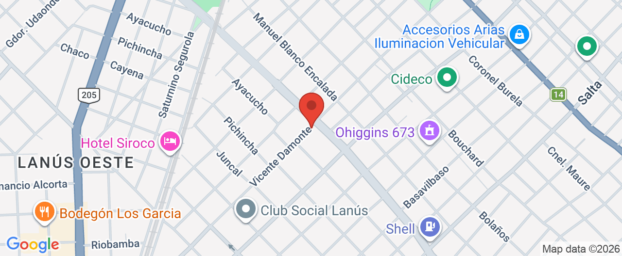Mapa de la ubicación
