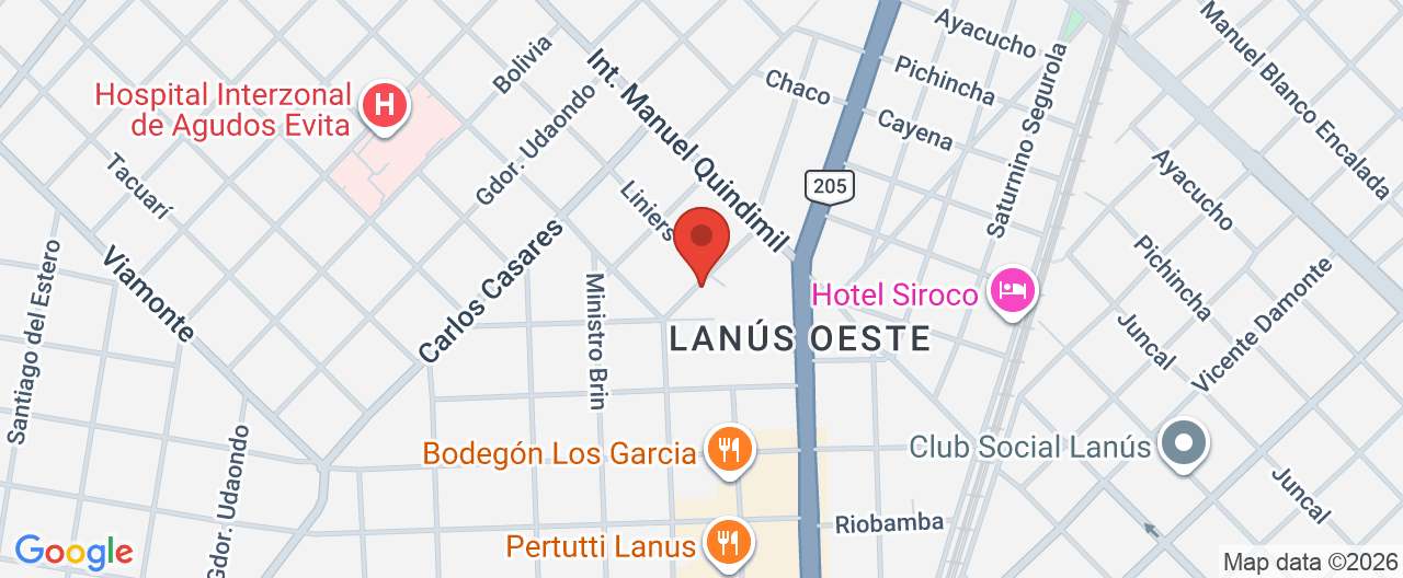 Mapa de la ubicación