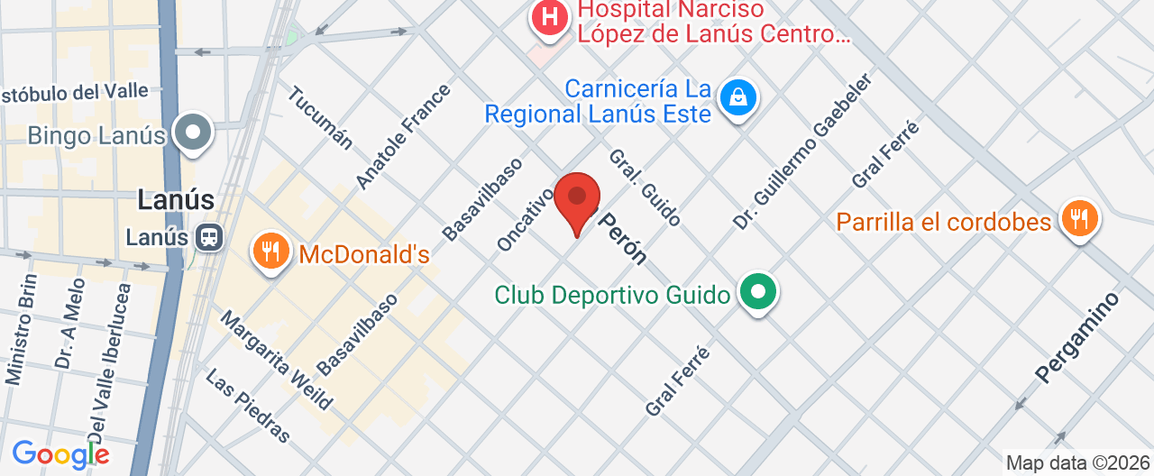 Mapa de la ubicación