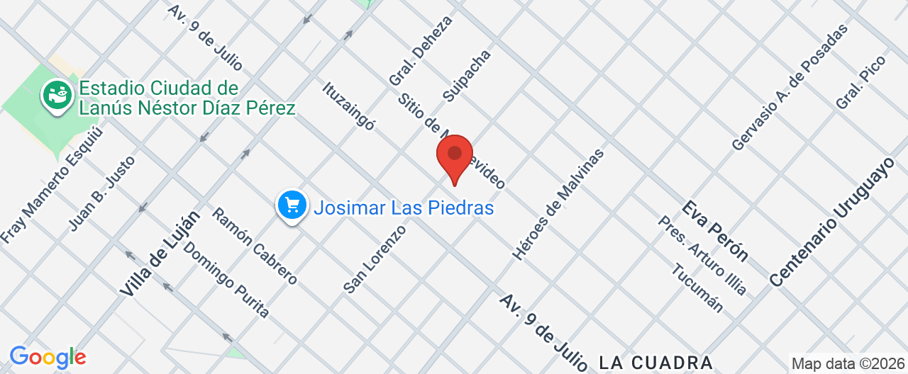 Mapa de la ubicación