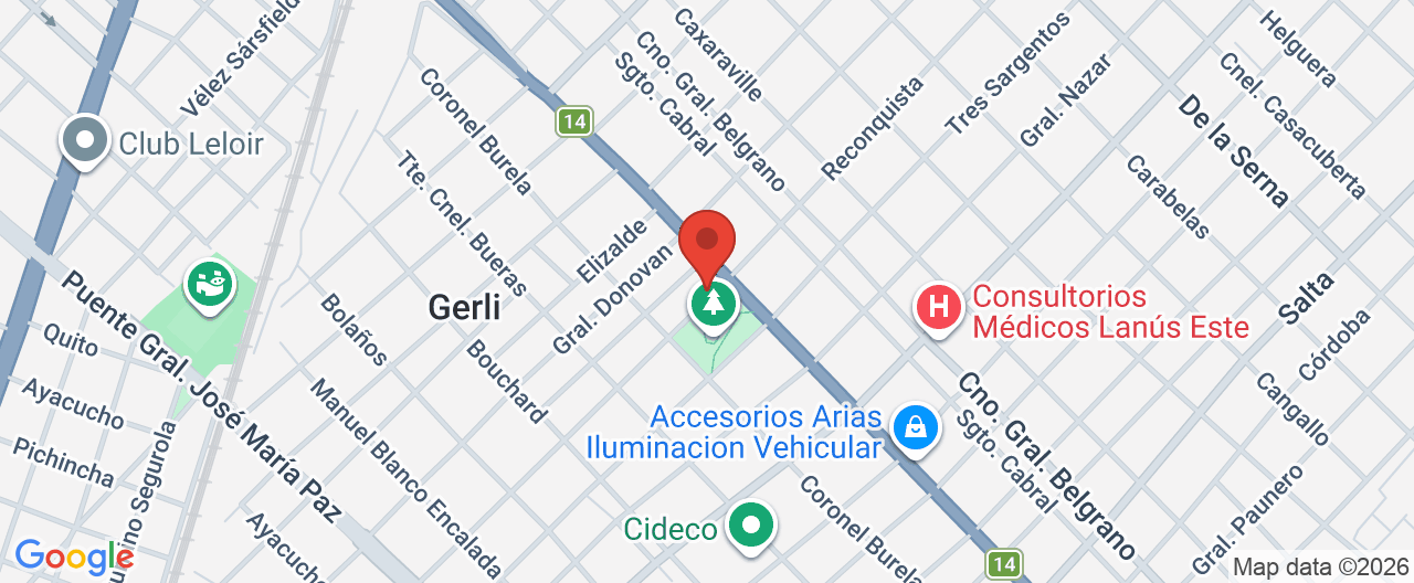 Mapa de la ubicación
