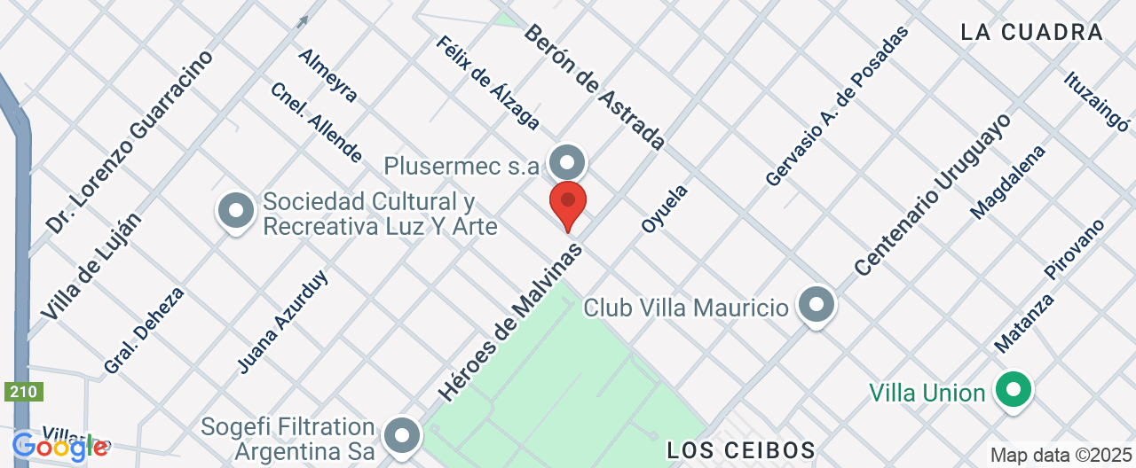 Mapa de la ubicación