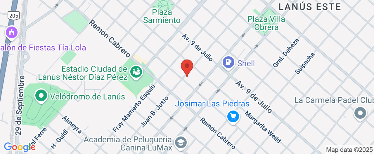 Mapa de la ubicación