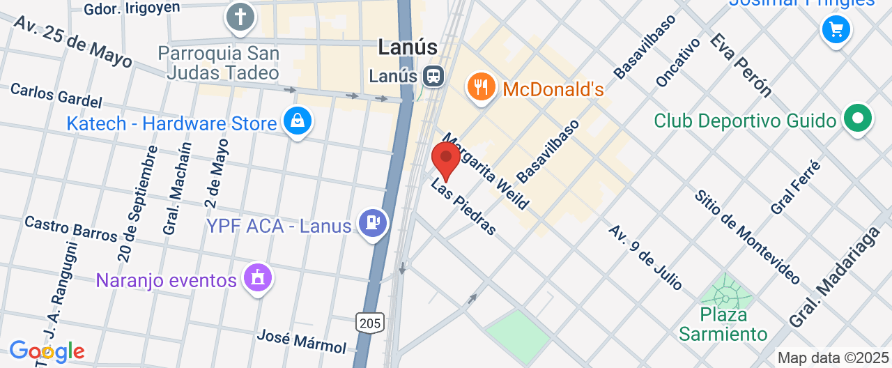 Mapa de la ubicación