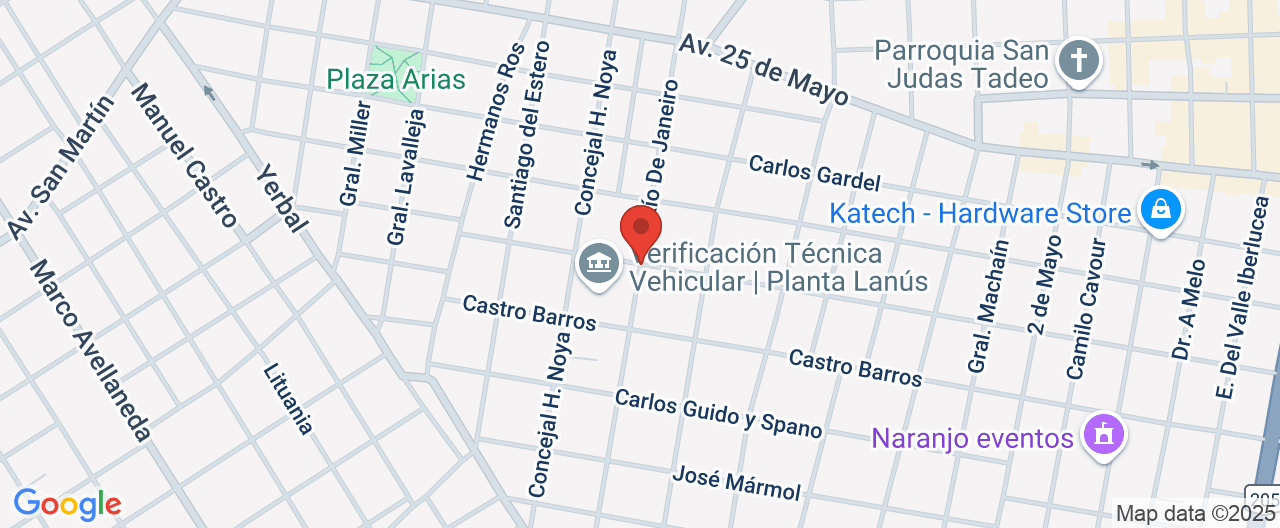 Mapa de la ubicación