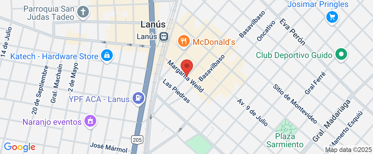 Mapa de la ubicación