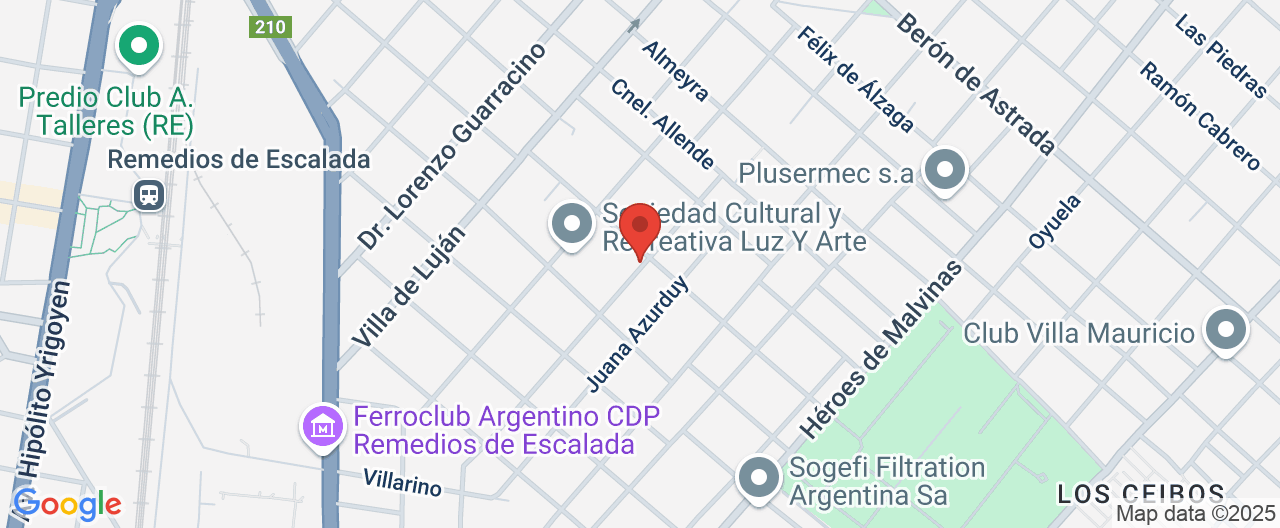 Mapa de la ubicación