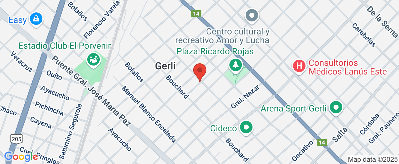 Mapa de la ubicación