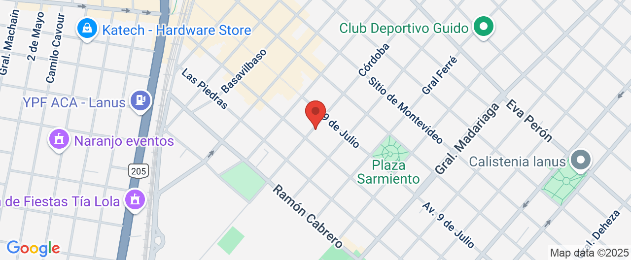 Mapa de la ubicación