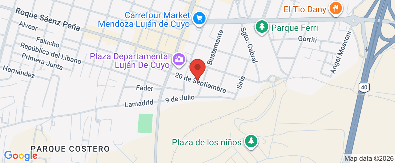 Mapa de la ubicación