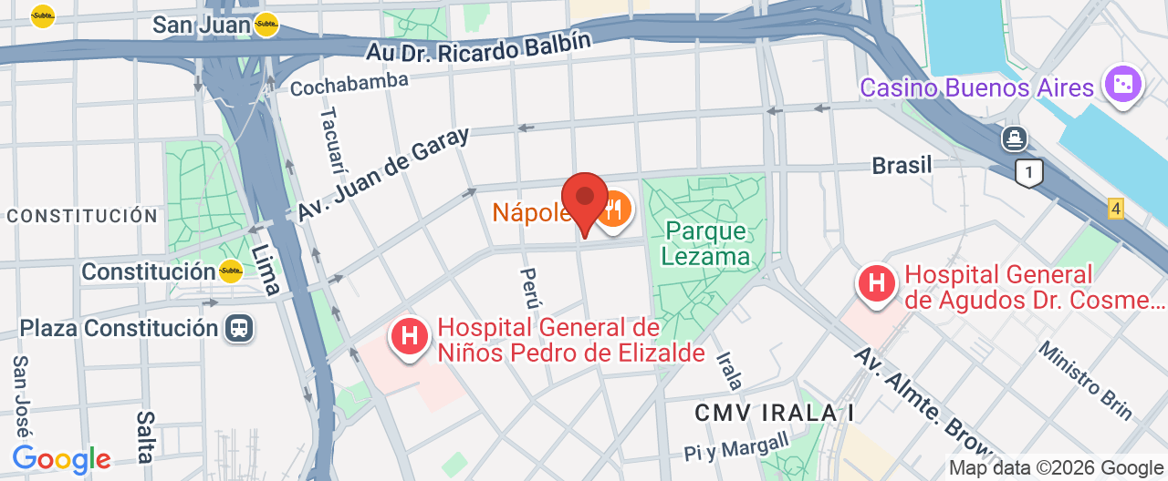 Mapa de la ubicación