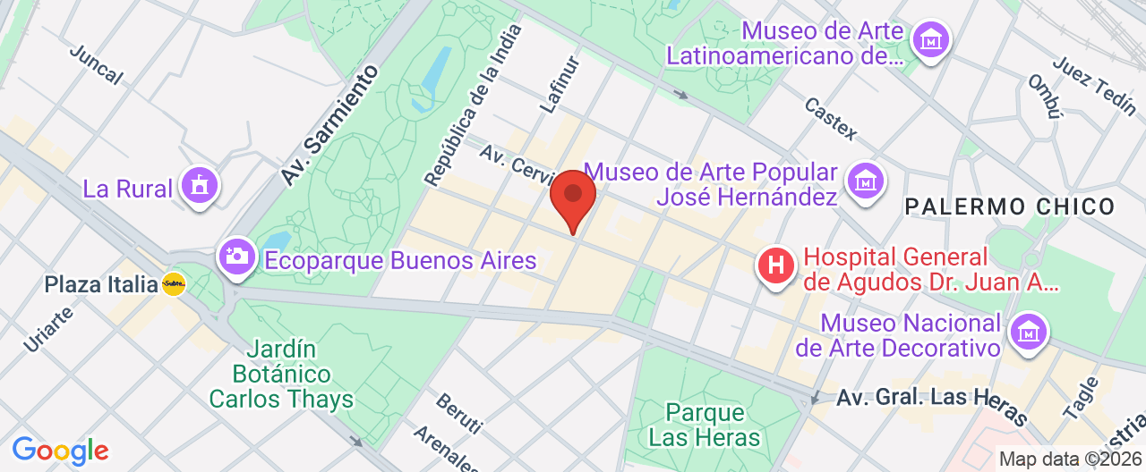Mapa de la ubicación