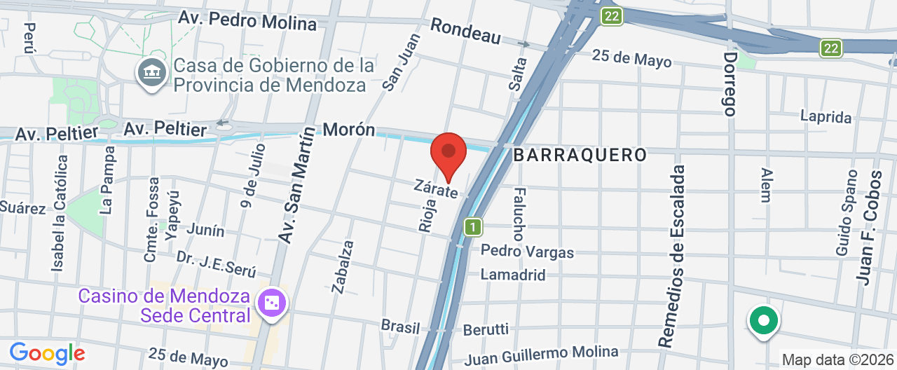 Mapa de la ubicación