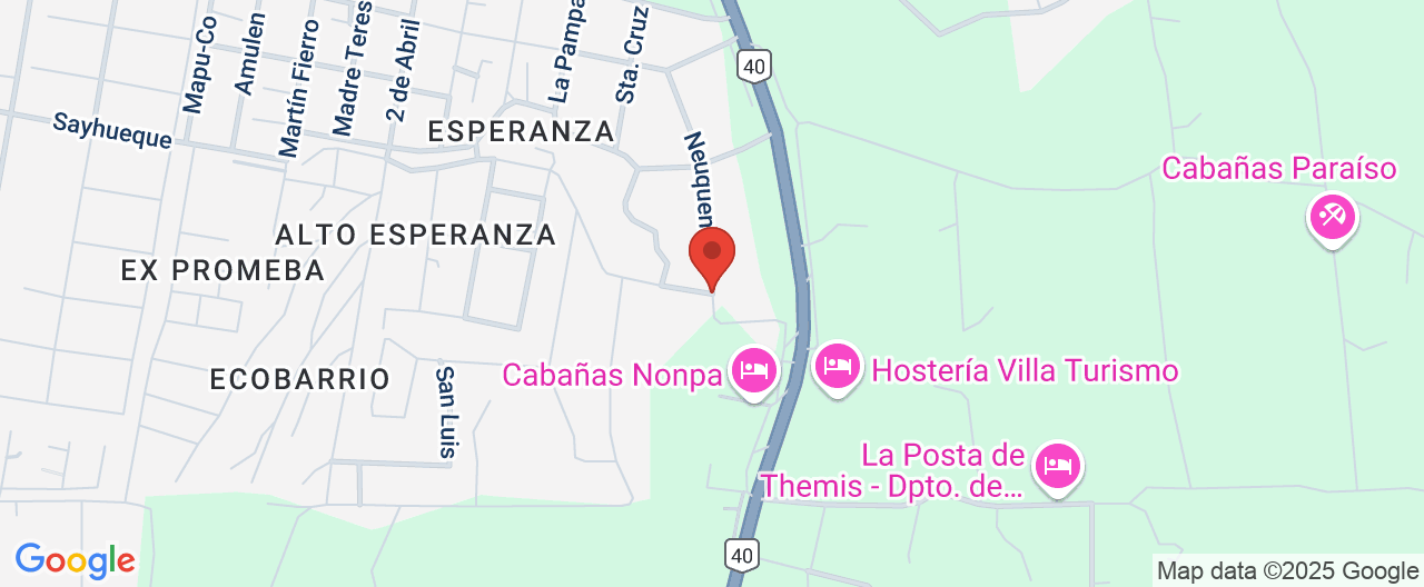 Mapa de la ubicación