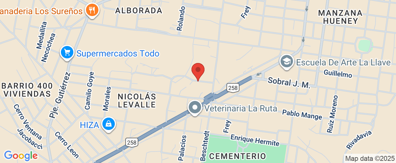 Mapa de la ubicación