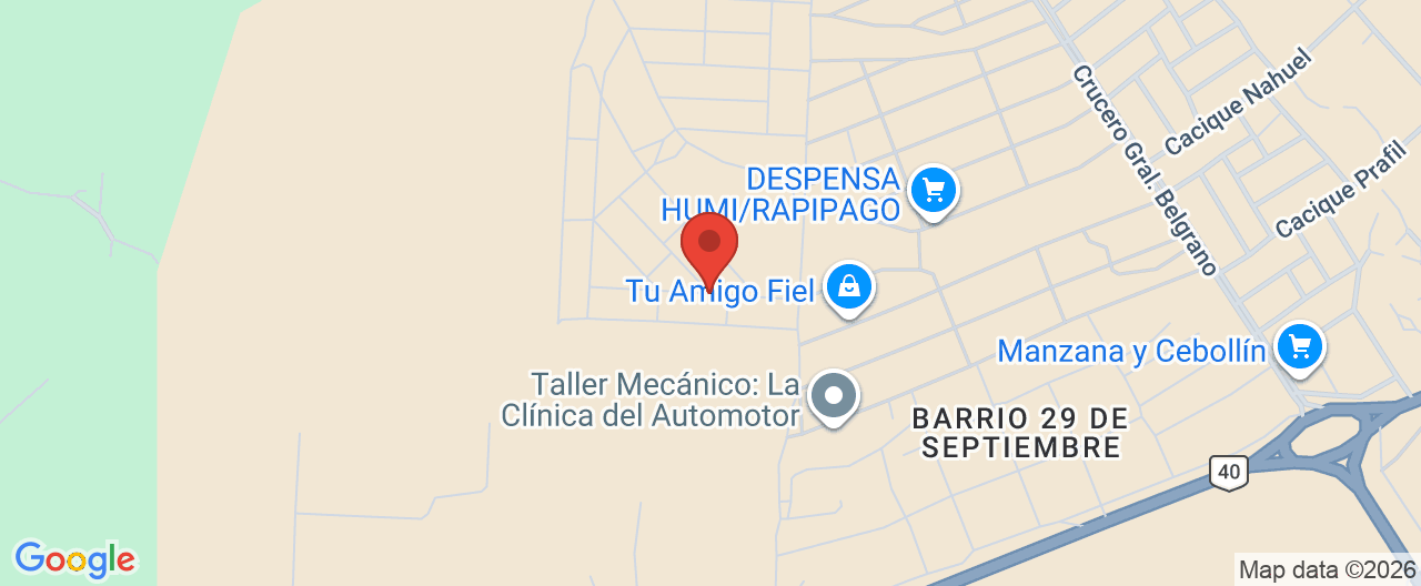 Mapa de la ubicación