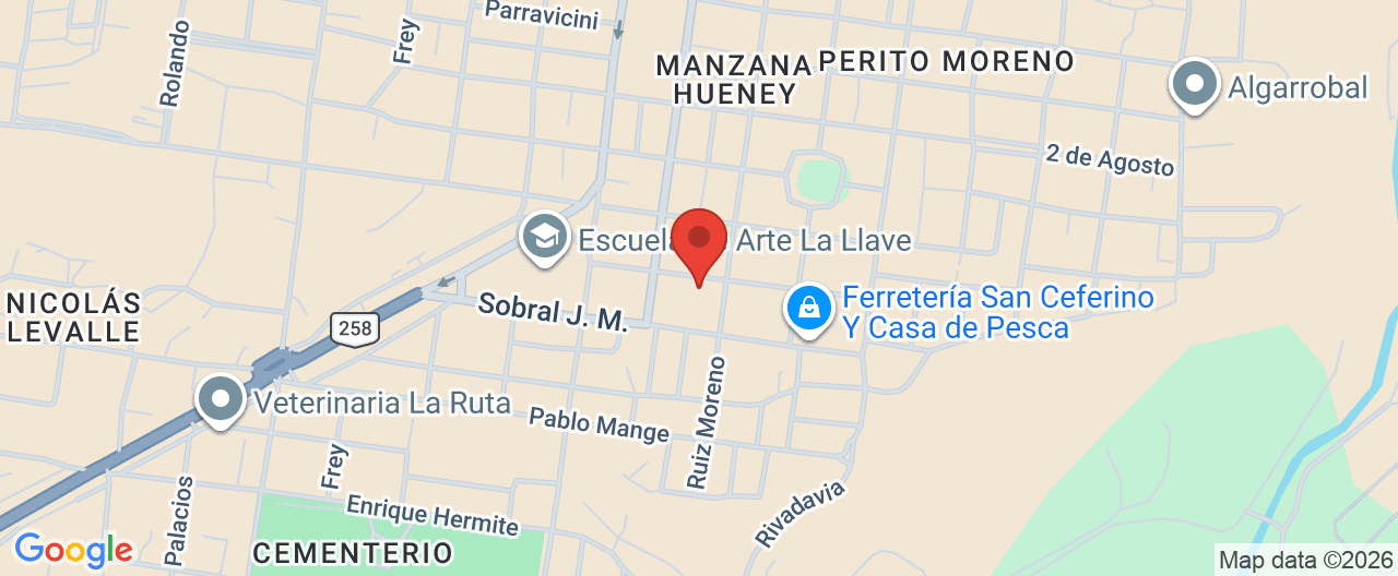 Mapa de la ubicación