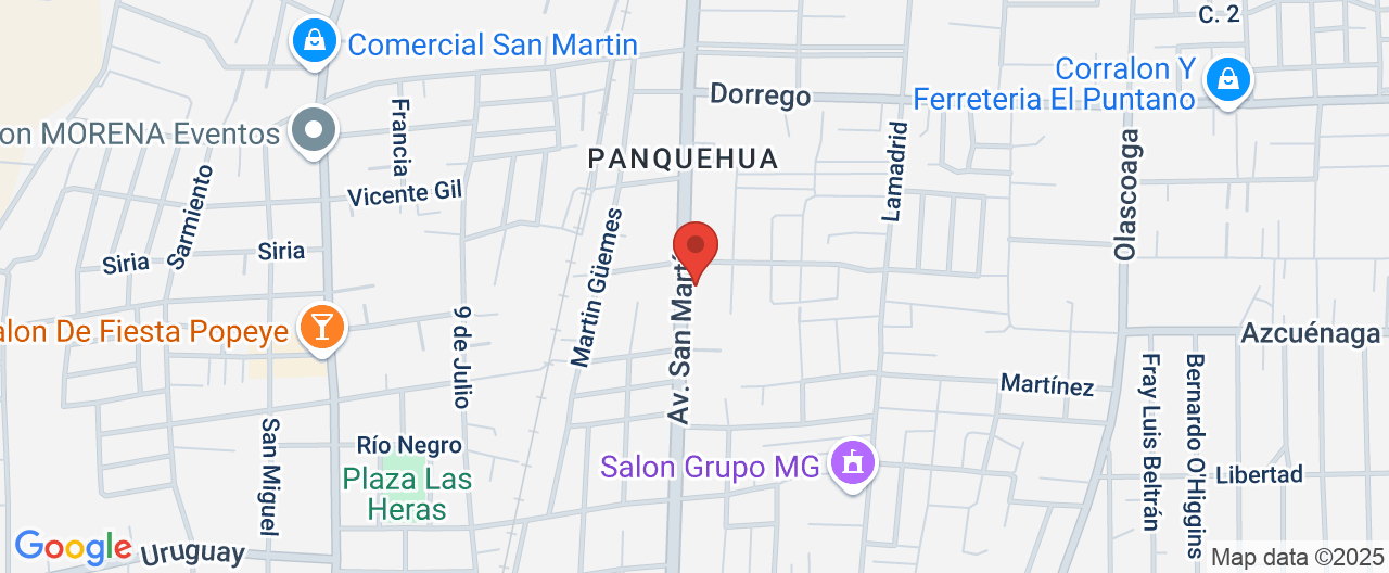 Mapa de la ubicación