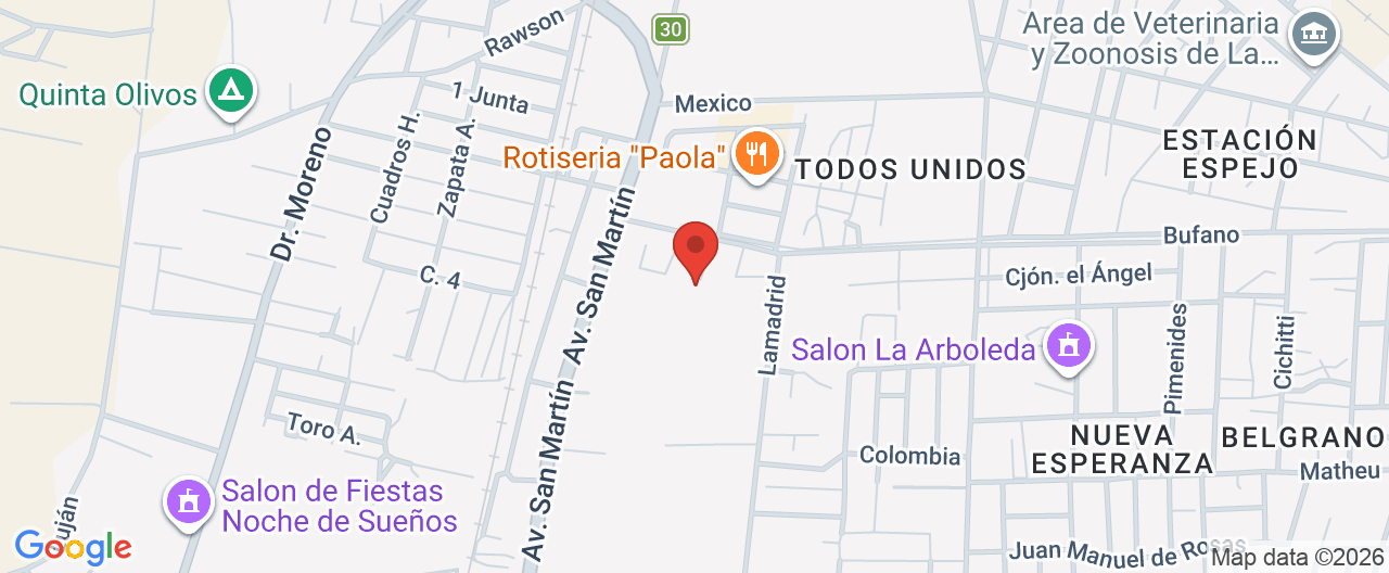 Mapa de la ubicación