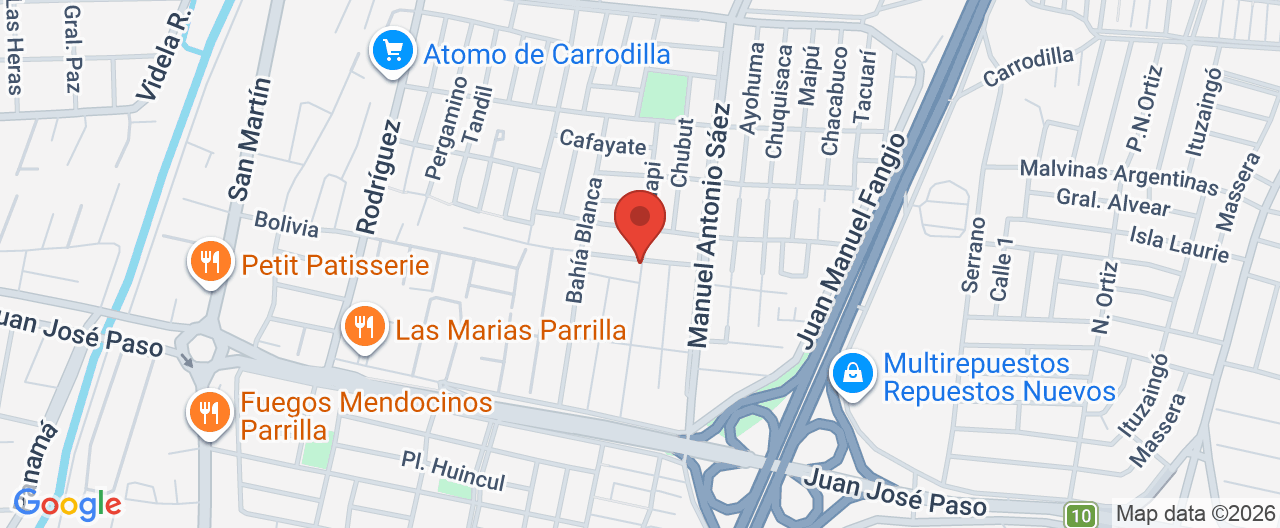 Mapa de la ubicación
