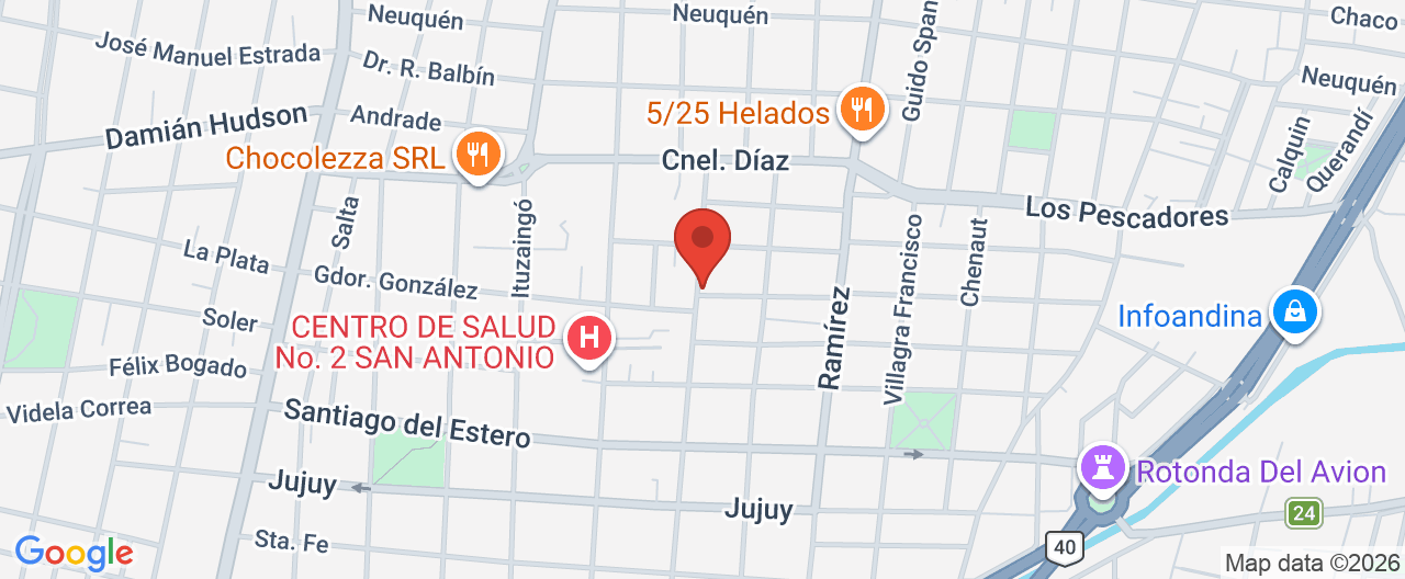 Mapa de la ubicación
