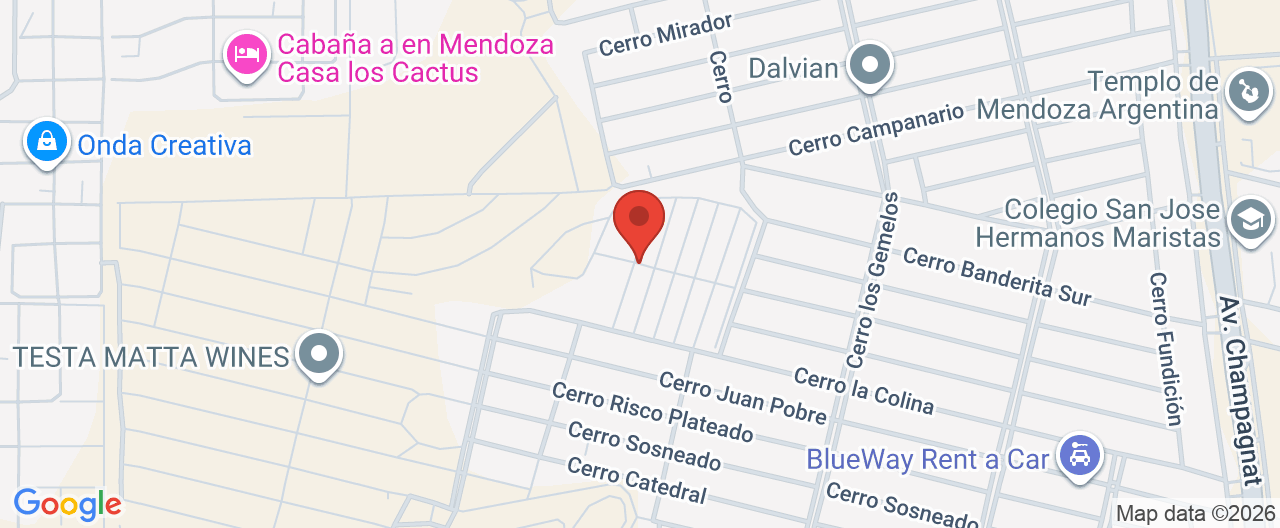 Mapa de la ubicación