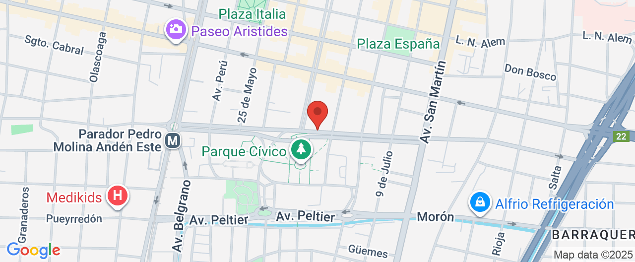Mapa de la ubicación