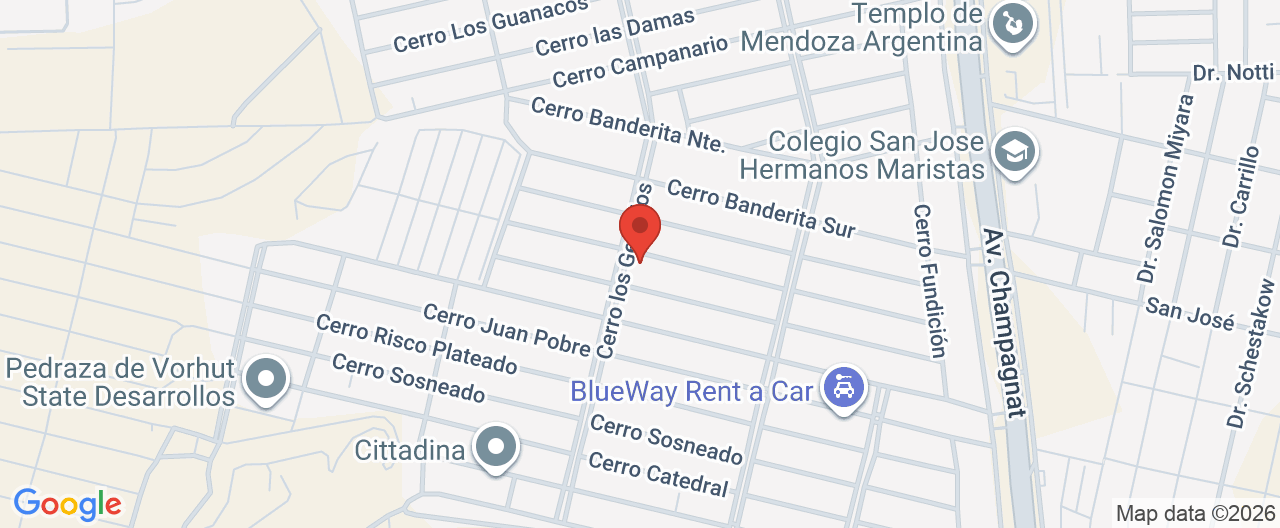 Mapa de la ubicación
