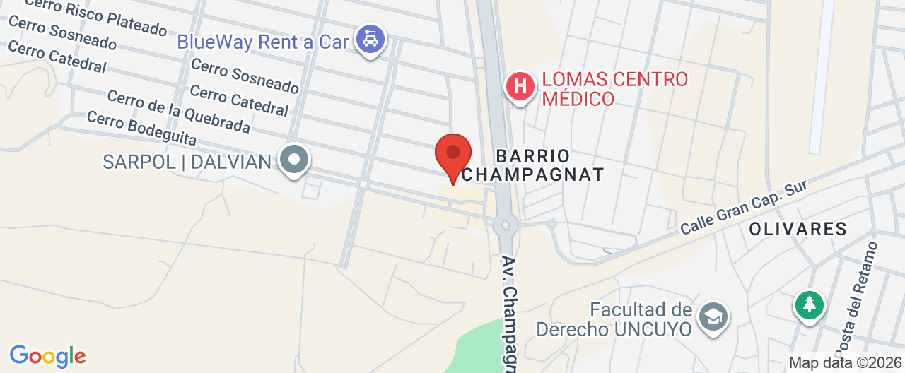 Mapa de la ubicación