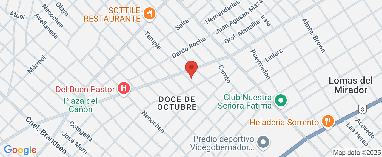 Mapa de la ubicación
