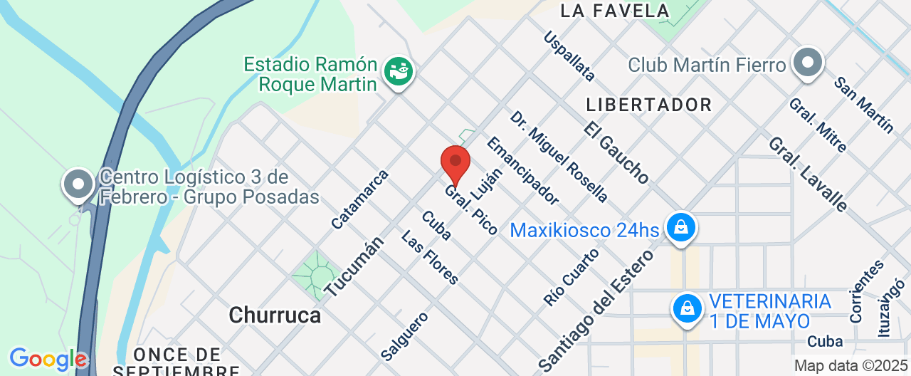Mapa de la ubicación