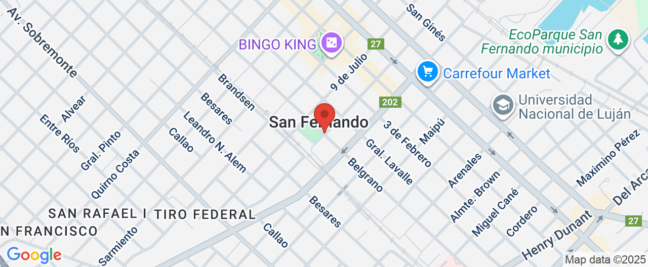 Mapa de la ubicación