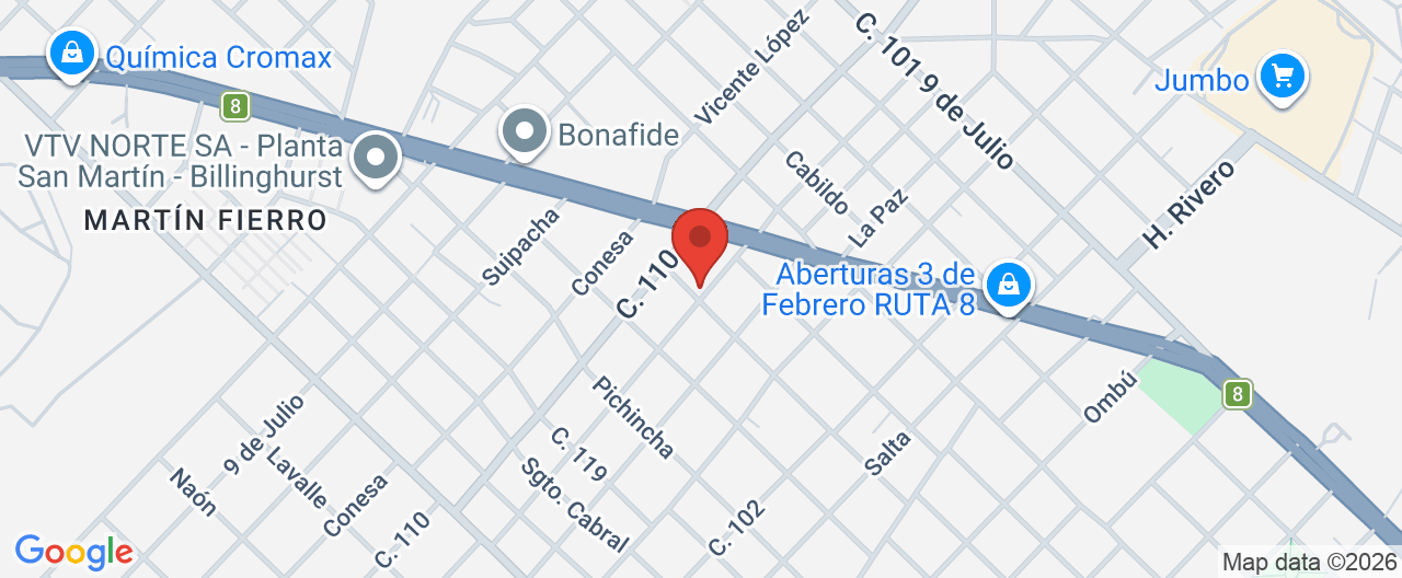 Mapa de la ubicación