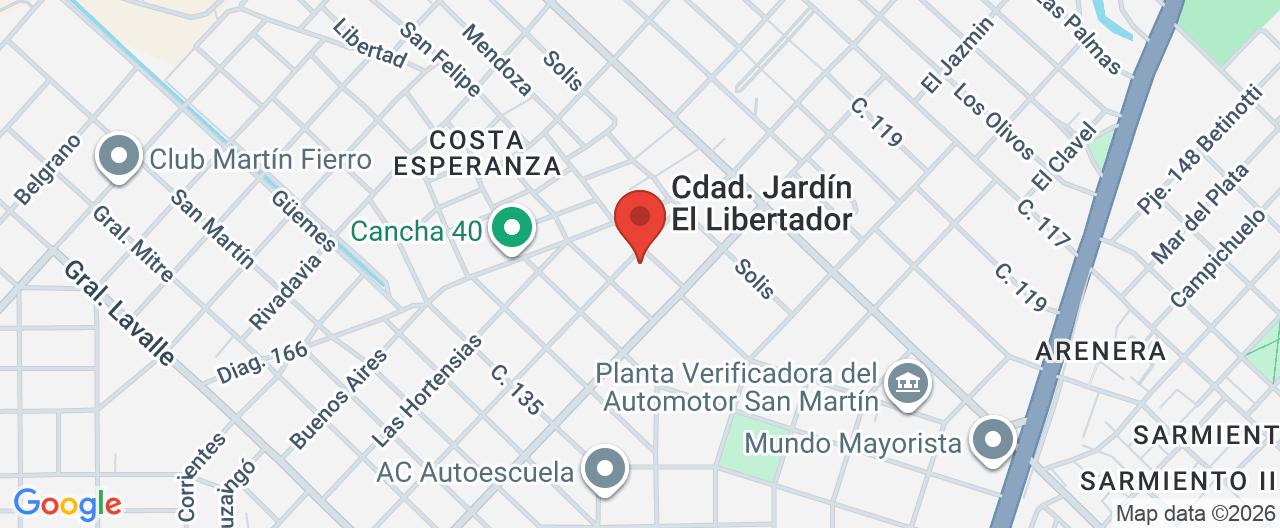Mapa de la ubicación