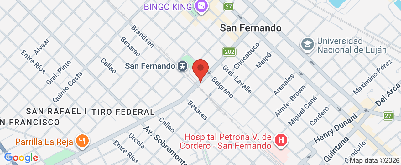 Mapa de la ubicación