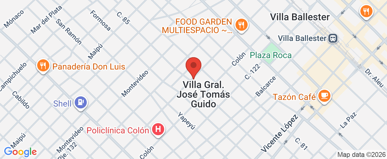 Mapa de la ubicación