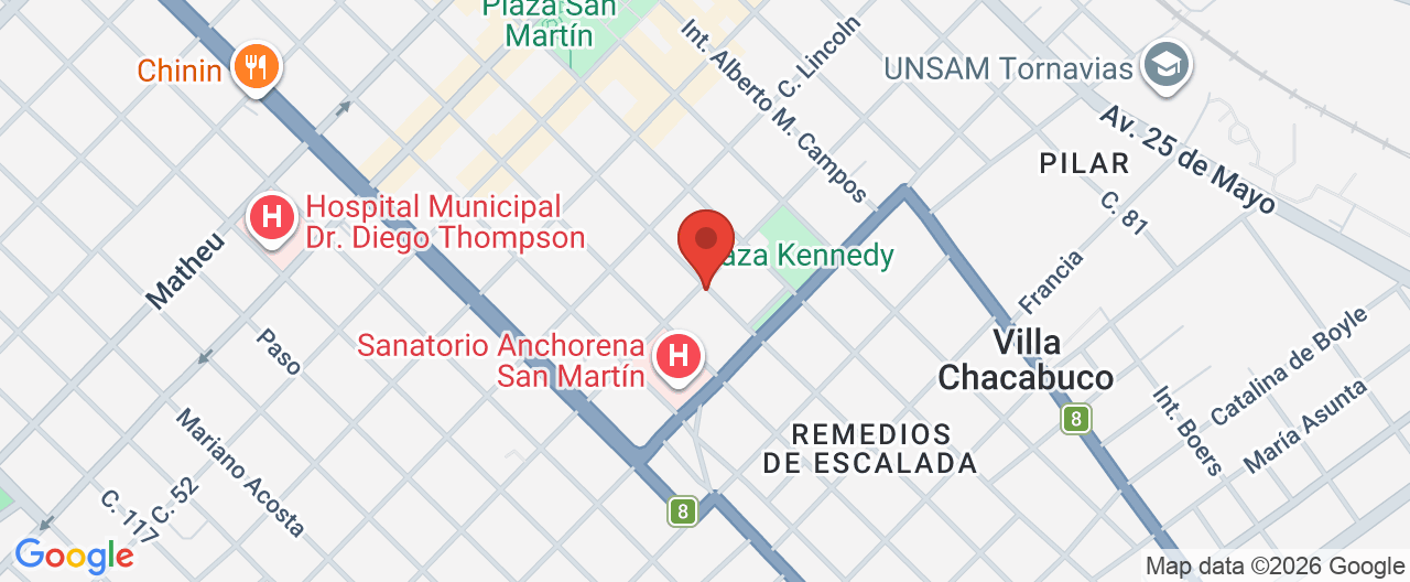 Mapa de la ubicación