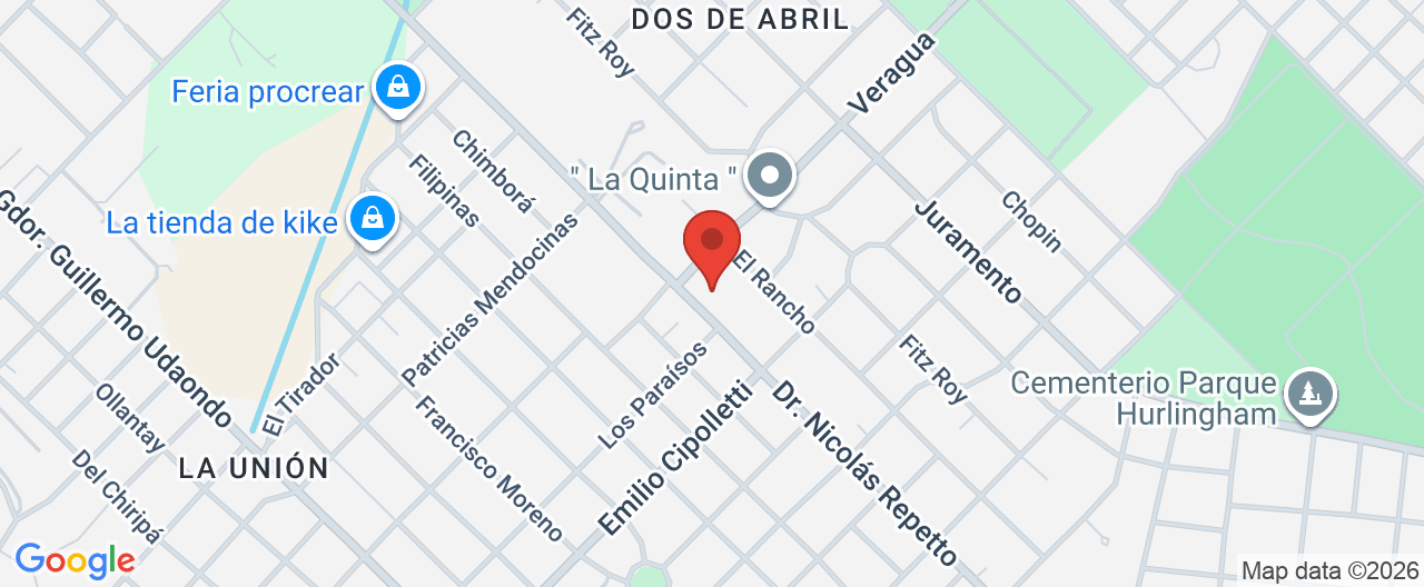 Mapa de la ubicación