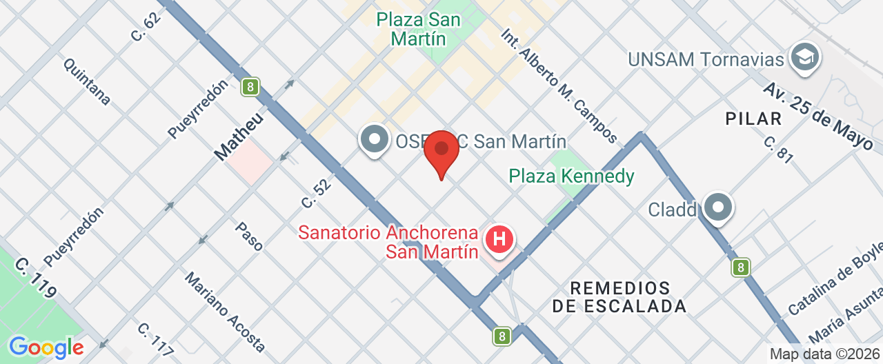 Mapa de la ubicación